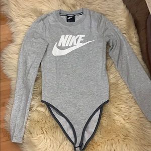 Nike Light Gray Bodysuit